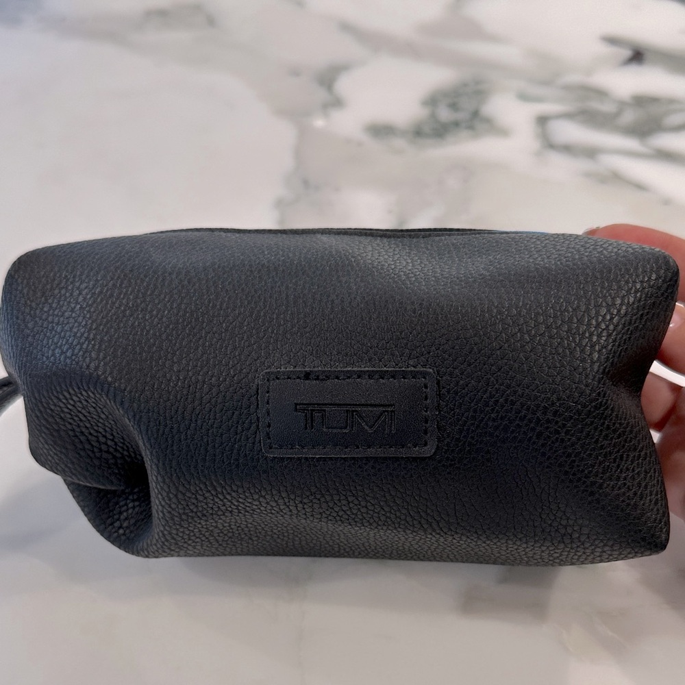 TUMI Charcoal Textured Toiletry Bag